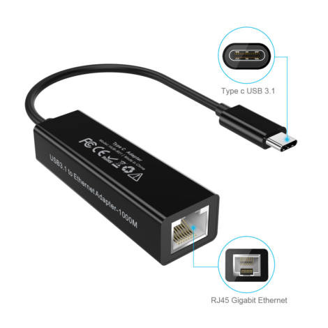 Choetech HUB-R01 USB C 3.1 to Gigabit Ethernet LAN
