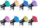 Neewer® 30x30cm Transparent Color Correction Light Gel Filter Set Pack of 8 Gel Sheet for Photo Studio Strobe Flashlight (Red, Yellow, Orange, Green, Purple, Pink, Light Blue, Dark Blue) (10086723)