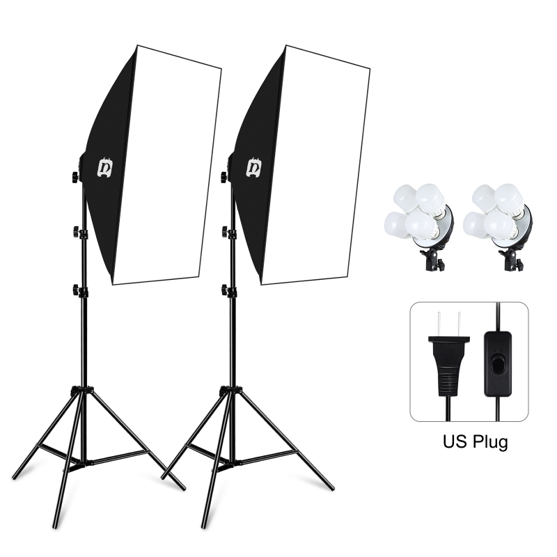 مجموعة إضاءة سوفت بوكس PULUZ PKT3134 – قطعتان بحجم 50×70 سم