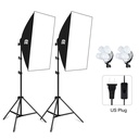 PULUZ PKT3134 Softbox Lighting Kit 2 PCS 50x70cm