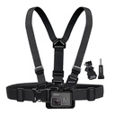 طقم حزام صدر من Puluz PU905 PU26 لتثبيت كاميرا GoPro والهاتف المحمول على الصدر، حزام جسم قابل للتعديل لتصوير منظور الشخص الأول (POV) والفلوغ (VLOG).