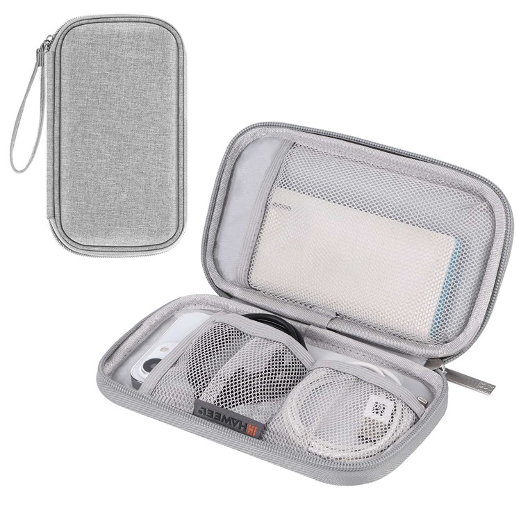 HAWEEL HWL2125 Electronics Accessories Organizer Carrying Case Portable Travel Bag for Cable Charger Watchband