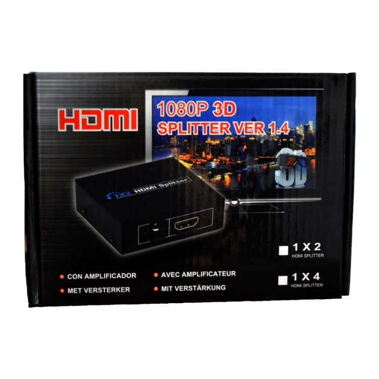 محول HDMI من جهاز 1 الى 4 شاشات