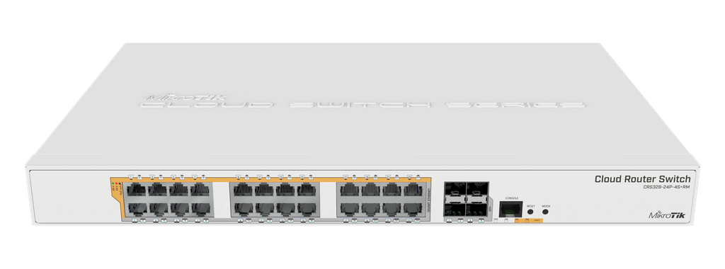 CRS328-24P-4S+RM 24 port Gigabit Ethernet router/switch