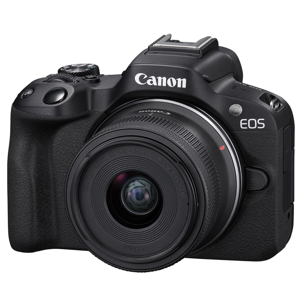 Canon EOS R50 Mirrorless Camera with 18-45mm Lens