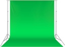 Neewer 10x20 ft/3x6 Meters Photography Backdrop Background, Green Chroma key Muslin Background Screen(Background Only)
