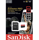 SanDisk 512GB Extreme Pro 200MB/s Micro SD MicroSDXC UHS-I U3 A2 V30 Memory Card