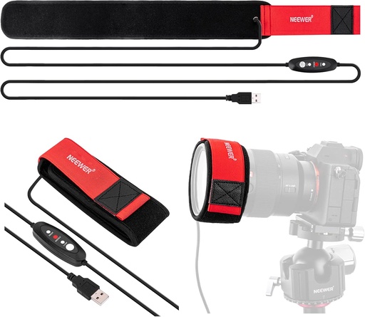 NEEWER سخان USB للعدسات بطول 500 مم لإزالة الندى – 33000032