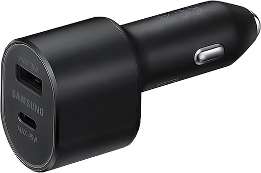 Samsung Ultra Fast Dual Car Charger (45W+15W) Dual Ports USB-C & USB-A