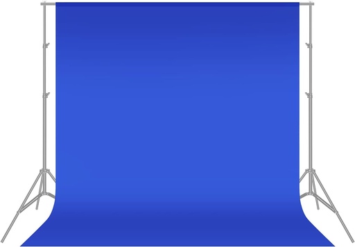 NEEWER 6x9 feet/1.8x2.8m Photo Studio 100% Pure Polyester Collapsible Backdrop(Background Only) Blue 10084197