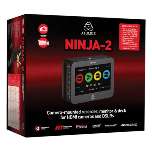 Atomos Ninja 2 Camera Mounted Recorder - Camera Monitor
