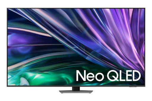 Samsung Neo QLED TV QE65QN85DBTXSQ (65" Neo QLED display, 4K resolution, NQ4 AI Gen2 processor, 120Hz refresh rate, Neo Quantum HDR, Dolby Atmos sound, Carbon Silver design, AirPlay & SmartThings compatible)