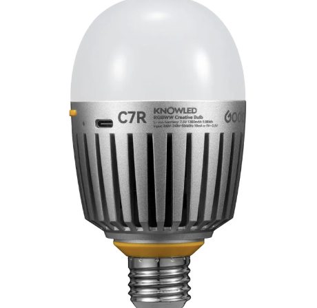 مصباح الإضاءة الإبداعي Godox C7R KNOWLED بتقنية RGBWW