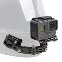 إكسسوار تثبيت كاميرا GoPro على خوذة الدراجة النارية – متوافق مع Hero 7 Black / 6 / 5 Black / 4 Session / 4 Silver / 3+ / SJ6000