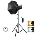 Puluz PKT3108 Photography Kit – 150W Video Light with Softbox, Remote Control, and Light Stand.