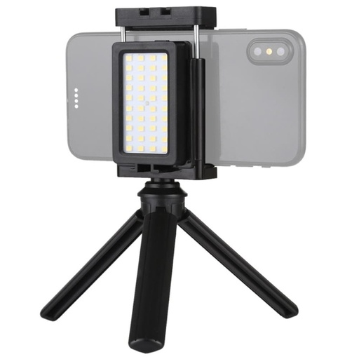 Puluz CL-40 Mini Tripod With Phone Holder and LED