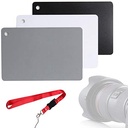 بطاقة موازنة اللون الرمادي من Anwenk بنسبة 18% لضبط التعريض وتخصيص المعايرة في التصوير، أداة فحص الألوان للكاميرات وكاميرات DSLR والأفلام.