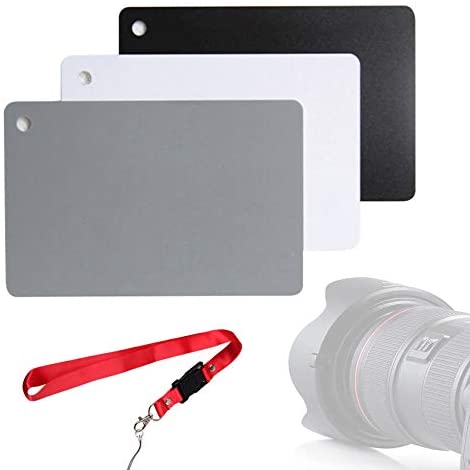 Anwenk Grey White Balance Card 18% Exposure Photography Custom Calibration Camera Checker for DSLR and Film