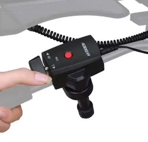 AODELAN Lanc Camcorder Zoom Controller Video Camera Zoom Video Recording Remote Control with 2.5mm Cable for Canon