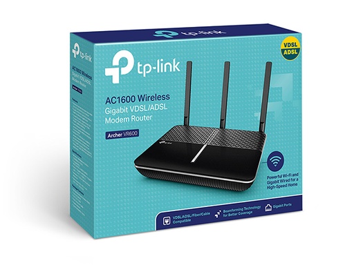 TP-Link Wireless VDSL Router AC1600 Gigabit VDSL/ADSL Modem Router Fast Wi-Fi â€“ 300Mbps Archer vr600