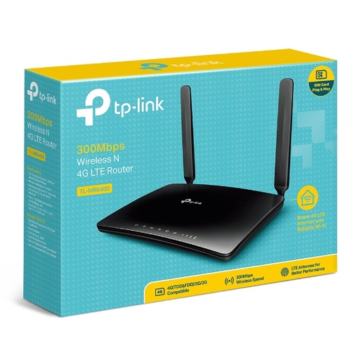 TP-Link router 4G LTE Model : TL-MR6400