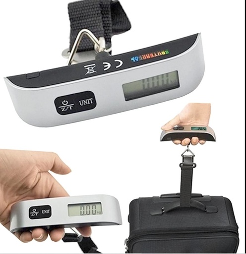 Electronic Luggage Scale Gift for Traveler Suitcase Handheld Weight Scale 110lbs / 50KG
