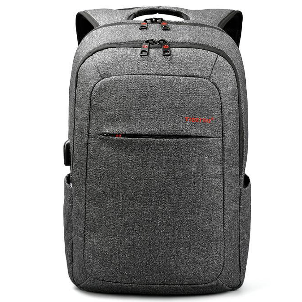 Tigernu T-B3090U Backpack Laptop 15.6" USB  Black. Grey