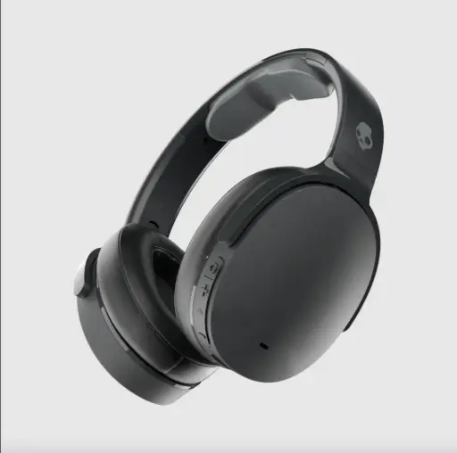 Skullcandy Hesh ANC Foldable on-Ear Headphones, True Black