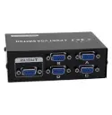 4 Port VGA Splitter 1600x1280 150 Mhz C-1504
