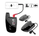 Lensgo LWM-308C UHF 30-Channel Wireless Lavalier Lapel Microphone System 2 Transmitter & 1 Receiver 