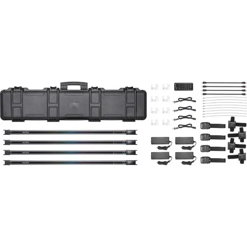 Godox TL120 RGB LED Tube Light (4', 4-Light Kit) 