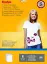 KODAK T-shirt Transfer Photo Paper (White) A4 5 Sheets A4X5 