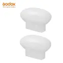 GODOX MF-DD Dental Diffuser Silica Gel Diffusion Dome Kit for Godox MF12 Macro Flash, Godox MF12-DK1 Flash (2PCS)