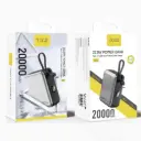Power bank TUGII-Y201 - 20000 mAh 22.5W Type-C Cable Input/Outout Quick Charge