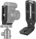 Neewer LB-NA1 Shaped Quick Shoe QR Plate Vertical Camera L-Shaped Bracket with 1/4 Inch Arca Swiss Screw Compatible with DJI Osmo Ronin Zhiyun Canon Nikon Sony DSLR Camera (Black) 101000344