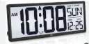 LCD Wall Clock EC-9552V 