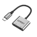ONTEN OTN-289 2 in 1 Type-C to audio+charging