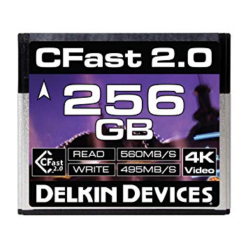 Cinema Cfast 2.0 256GB Card (4K Video)