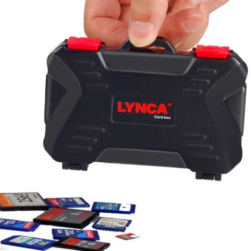 LYNCA KH10 Water-resistant CF/SD/SDHC/TF/MSD Memory Card Case Box Keeper