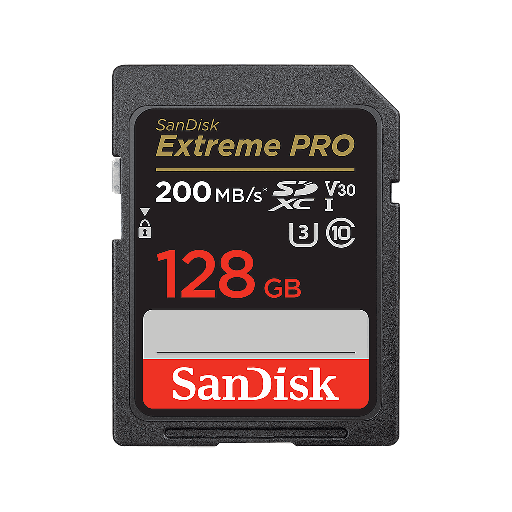 Sandisk 128GB Extreme Pro 200mb/s SDHC™ And SDXC™ UHS-I Card