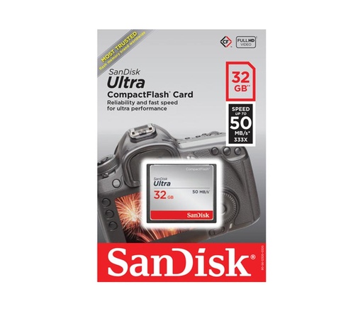 Sandisk 32GB Ultra CF memory card -  50MB/s 333x