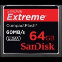 Sandisk 64GB Extreme CF memory card - UDMA 60MB/s 400x