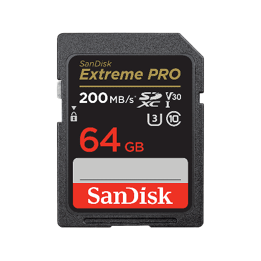 Sandisk 64GB Extreme Pro 200mb/s SDHC™ And SDXC™ UHS-I Card