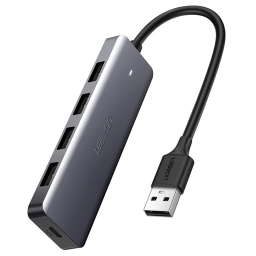 Ugreen Model:50985 USB 3.0 4ports Hub gray 
