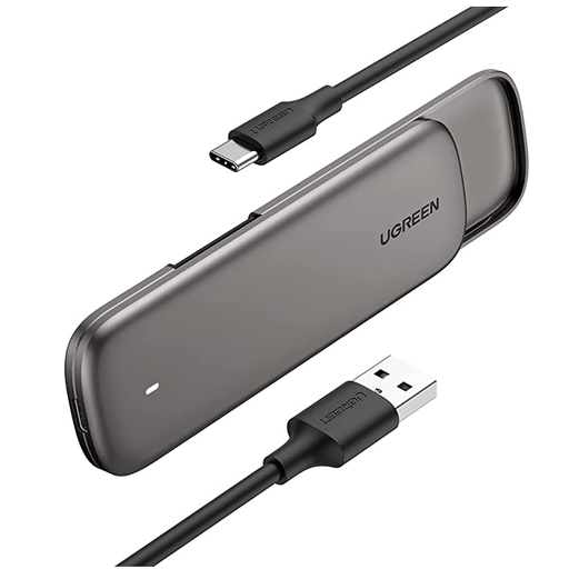 UGREEN 60355 M.2 NGFF SSD External Enclosure - 6Gbps Data Transfer Designed for M.2 SATA Sufficient Heat Dissipation