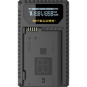 NITECORE UNK1 Dual-Slot USB Travel Charger for Nikon EN-EL15 , and EN-EL14 Lithium-Ion Batteries 