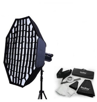 Godox SB-FW120 Grid Softbox Bowen's Mount,Aluminum Ring Adaptor