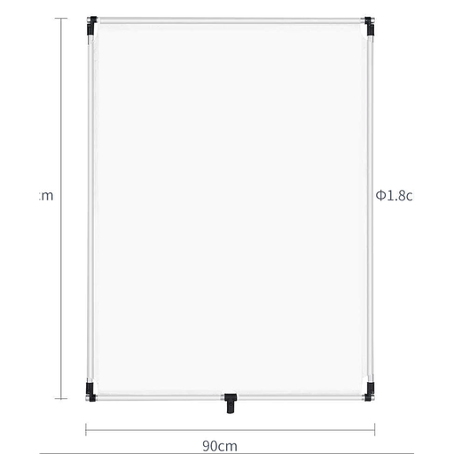 90 x 120cm 35in x  47in Sun Scrim Large 5 in1 Black Silver Gold White Diffuser Reflector Aluminum Alloy Frame for Photography