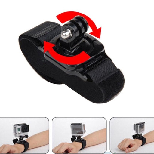 360 Degree Rotation Wrist Hand Strap Band Holder Mount for GoPro Hero Action camera
