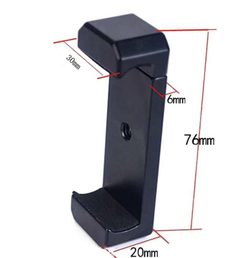 Aluminum Metal Smartphone Tripod Mount Holder Adapter Clip Universal 